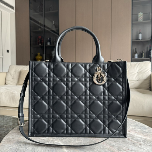CD 디올 Dior Book Tote 북토트 미디엄 백 Black