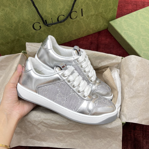 GC Women`s Screener sneakers 구찌 스크리너 실버
