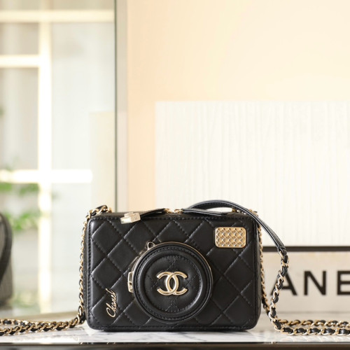 샤넬 AS4817 Camera bag 카메라백 Black