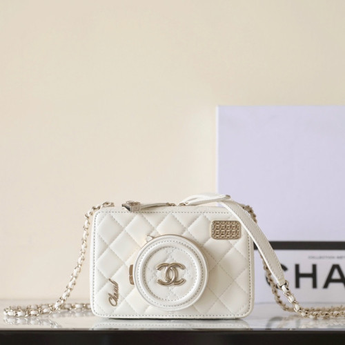 샤넬 AS4817 Camera bag 카메라백 White