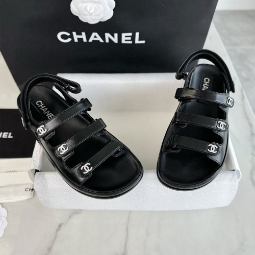 샤넬 G45628 Sandals 트리플 벨크로 샌들