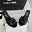 샤넬 G45499 까멜리아 뮬 샌들 슬라이드 Black (PD)
