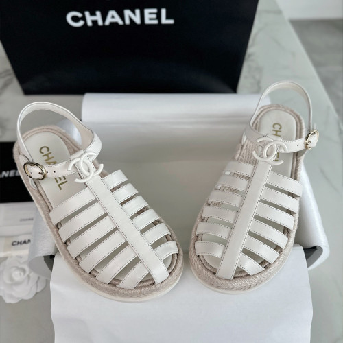 샤넬 G45425 에스파듀 샌들 White