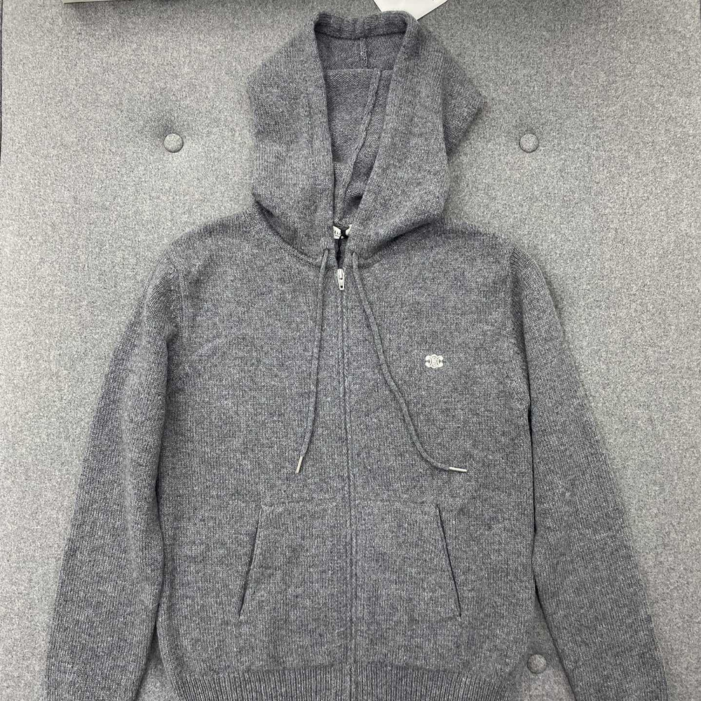 CLN Knit hood zip-up type1(Cashmere)