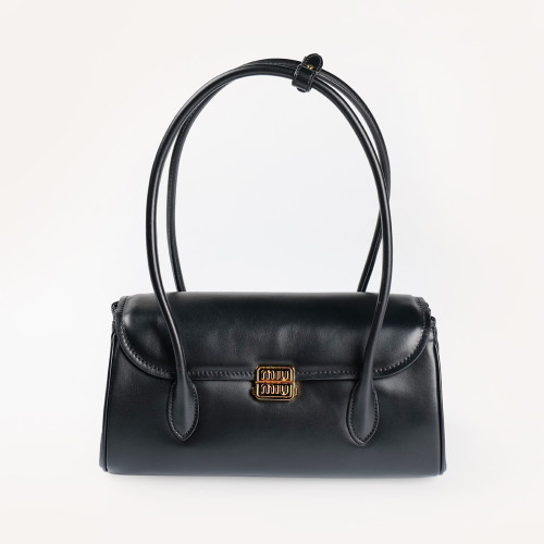 MIUMIU 미우미우 5BD265 가죽 숄더백 블랙