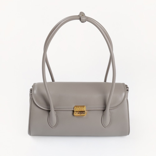 MIUMIU 미우미우 5BD265 가죽 숄더백 그레이