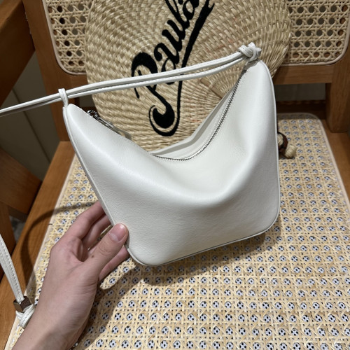 LOW 로에베 A538G13X01 Mini Hammock Hobo 미니 해먹 호보백 Soft White