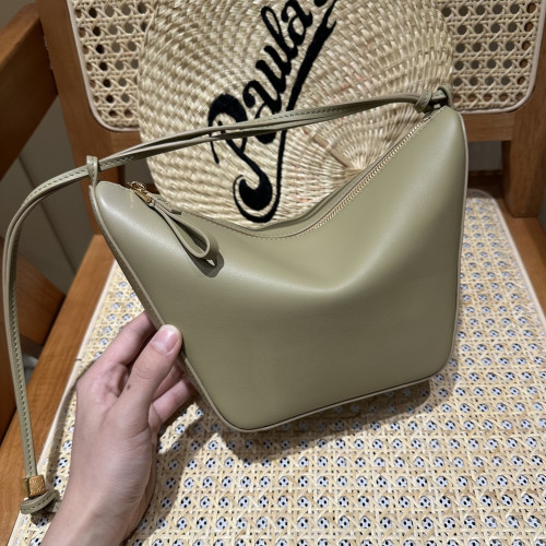 LOW 로에베 A538G13X01 Mini Hammock Hobo 미니 해먹 호보백 Clay Green