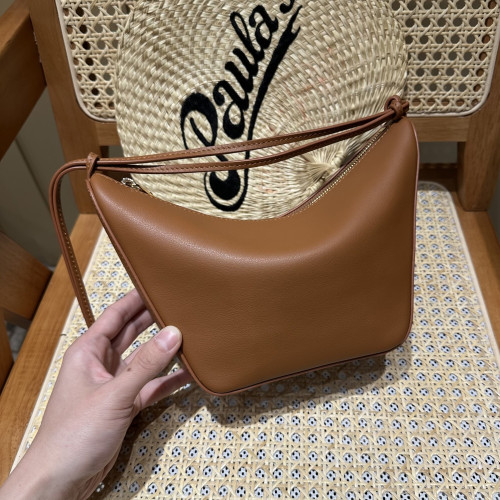 LOW 로에베 A538G13X01 Mini Hammock Hobo 미니 해먹 호보백 Tan