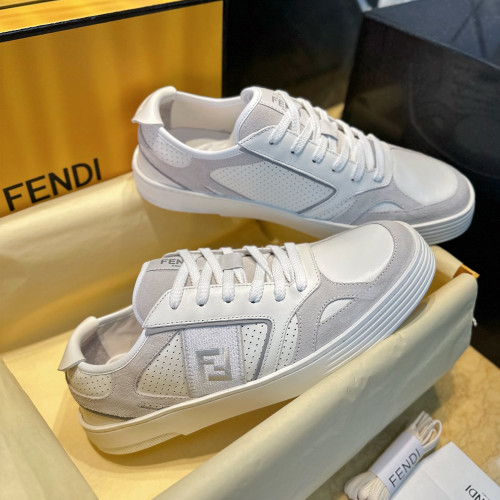 FD 펜디 7E1631 Fendi Step 스텝 White Light Grey