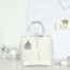 CD 디올 M2835 Dior Toujours 뚜주흐 스몰 버티컬 토트백 White
