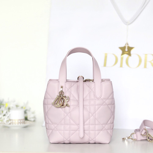 CD 디올 M2835 Dior Toujours 뚜주흐 스몰 버티컬 토트백 Pink