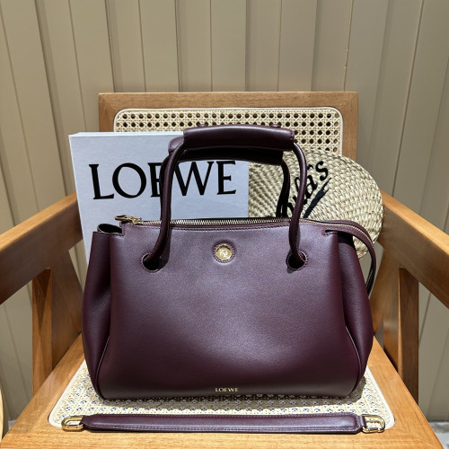 LOW 로에베 AANBAB1X01 Madrid 마드리드 미듐 백 Wine