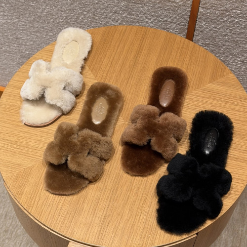 H Womens Oran Slide 에르메스 오란 샌들 Wool Ver.1 (Hand Made) 8color