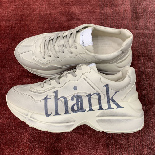 GC Rhyton 라이톤 think/thank 프린트 남성용 스니커즈