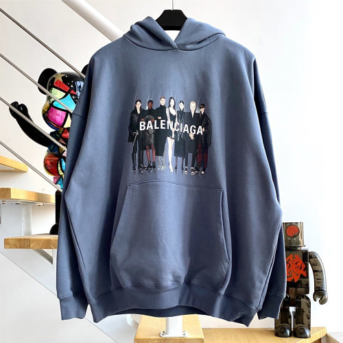 BLCG Hoodie Type52 blue grey (Heavy Cotton)