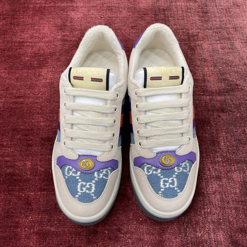 GC Women`s  Screener sneakers 구찌 스크리너 오리지널 GG캔버스 퍼플