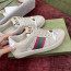 GC Women`s  Screener sneakers 구찌 스크리너 오리지널 GG캔버스 화이트